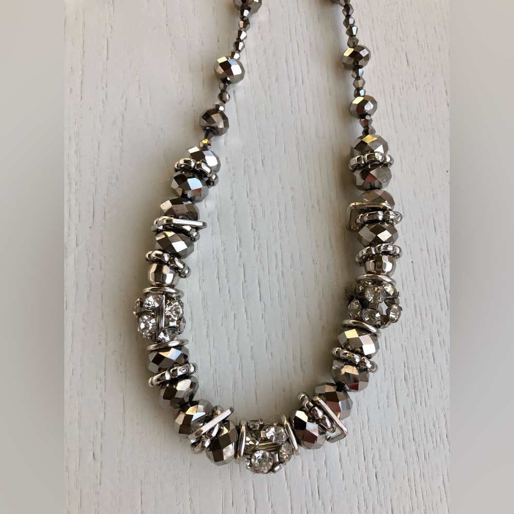 Unique Silver Tone/Bronze Necklace - Picture 2 of 13